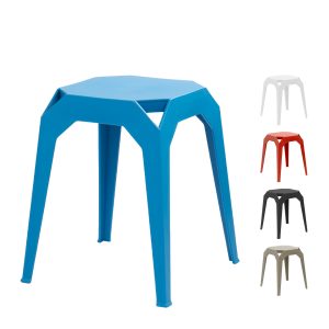 Piso apilable de plástico rígido "DENTON" (Pack x4)